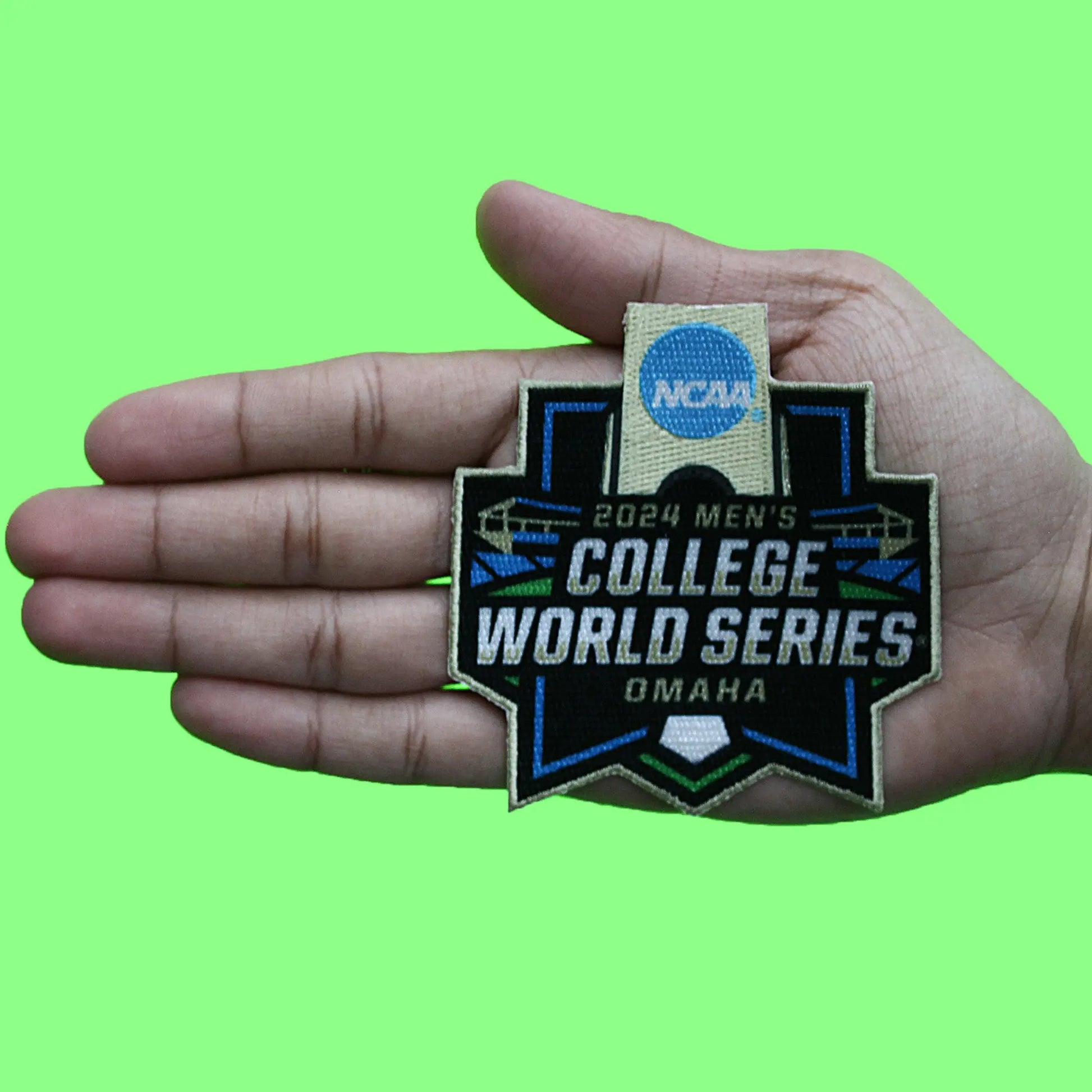 2024 NCAA Men's College World Series Omaha Jersey Patch Aggies Tennessee Iron On