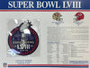 2024 NFL Super Bowl 58 LVIII Willabee & Ward Patch Kansas City Chiefs vs. San Francisco 49ers