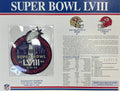 2024 NFL Super Bowl 58 LVIII Willabee & Ward Patch Kansas City Chiefs vs. San Francisco 49ers