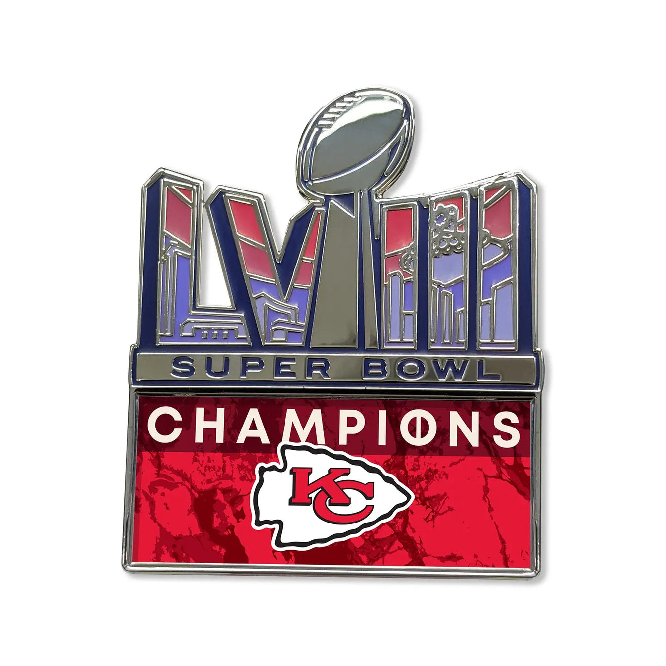 2024 NFL Super Bowl LVIII 58 Champions Kansas City Chiefs Pin – Patch ...