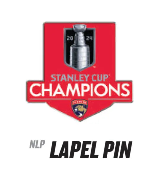Épinglette des Panthers de la Floride, champions de la finale de la Coupe Stanley de la LNH 2024