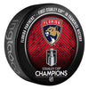 2024 NHL Stanley Cup Final Champions Florida Panthers Souvenir Puck