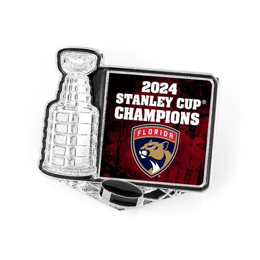 Épinglette du trophée des Panthers de la Floride, champions de la finale de la Coupe Stanley de la LNH 2024