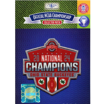 2024 Ohio State Buckeyes National Champions Football Embroidered Patch