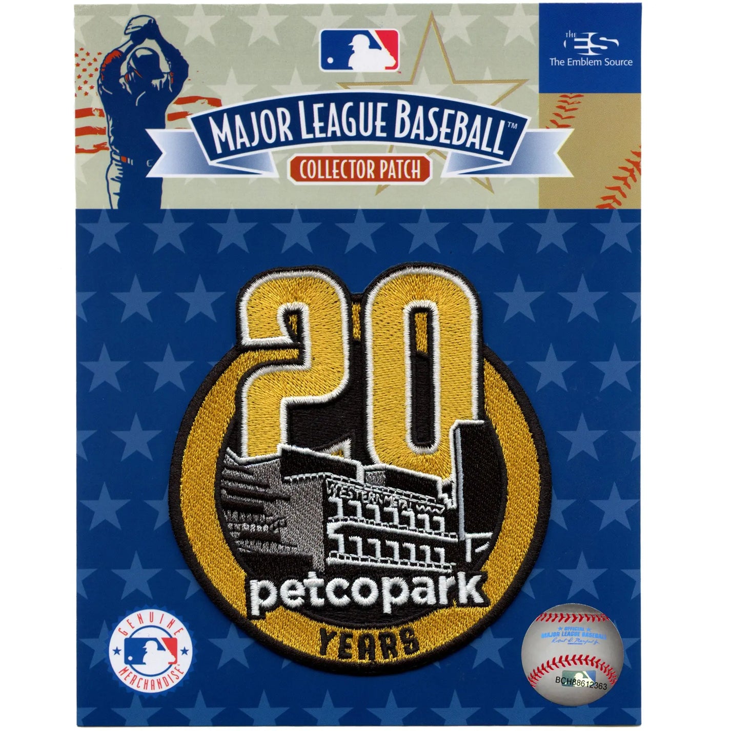 2020 San Diego Padres Swinging Padre Alternate Sleeve Patch – Patch 