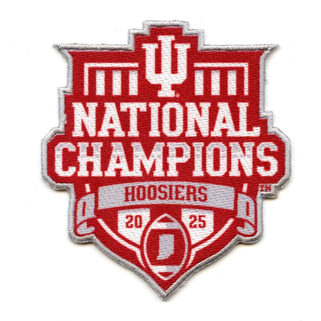 2025-2026 Indiana Hoosiers National Champions Football Patch Sublimated Embroidered