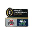 2025 College National Championship Game Dueling Pin Notre Dame Vs Ohio State