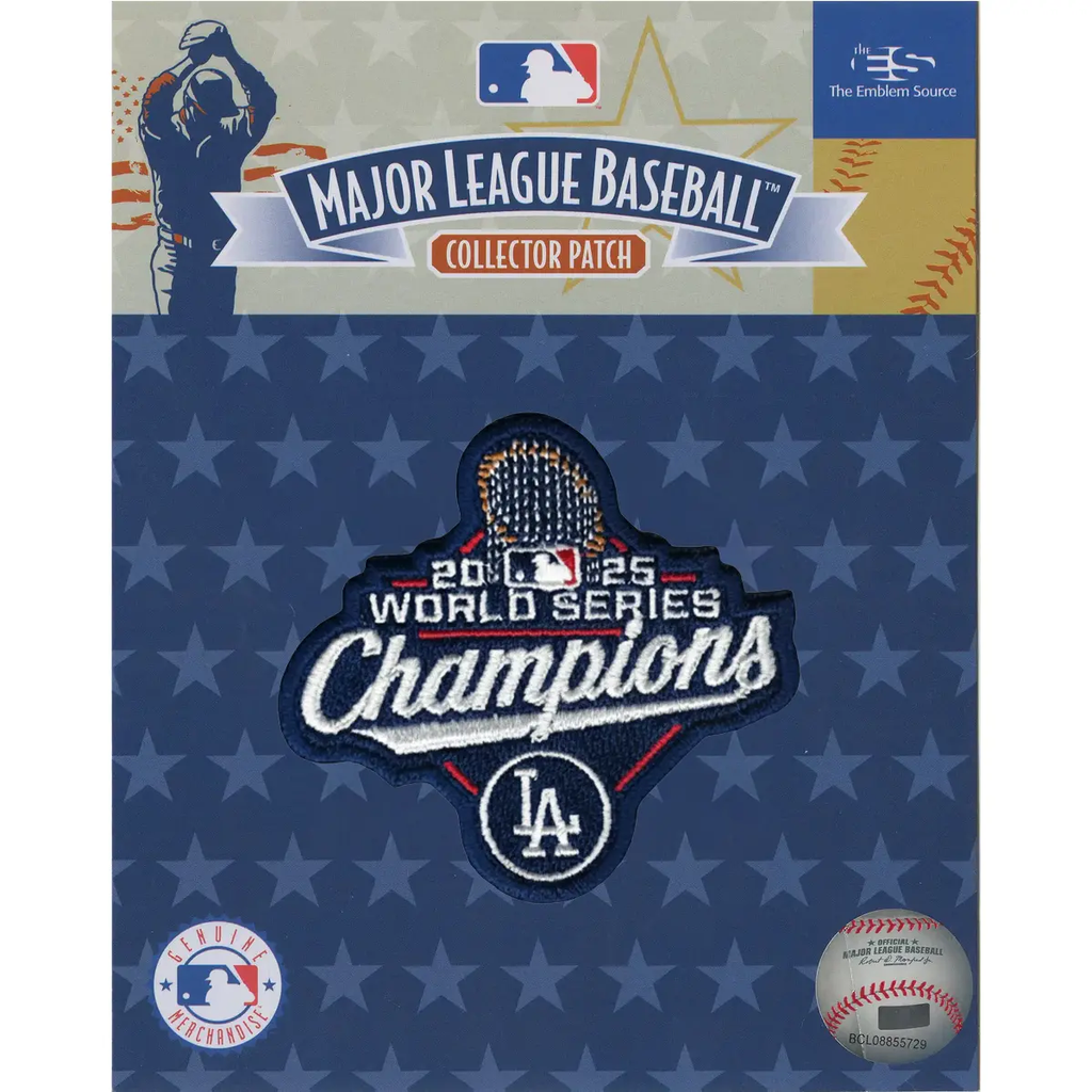 2025 MLB World Series Champions Los Angeles Dodgers Jersey Patch