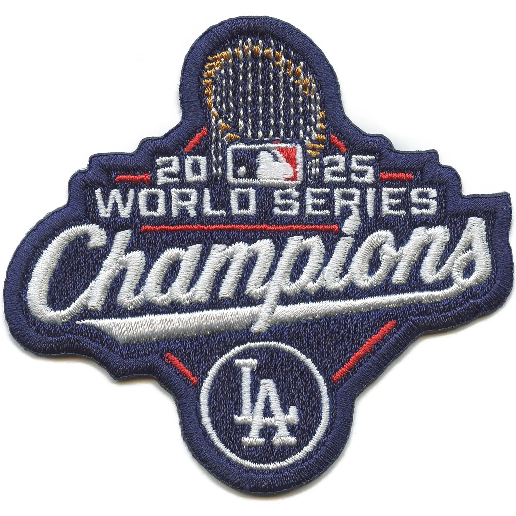 2025 MLB World Series Champions Los Angeles Dodgers Jersey Patch
