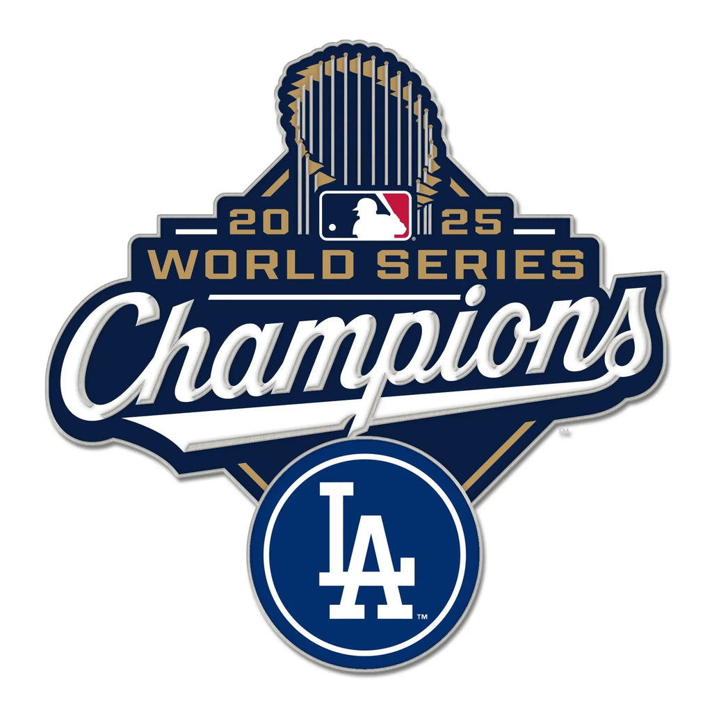 2025 MLB World Series Champions Los Angeles Dodgers Trophy Logo Lapel Pin