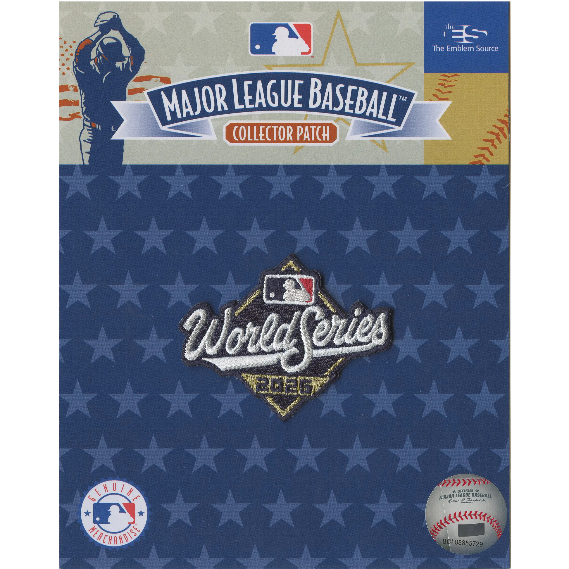 2025 MLB World Series Hat Jersey Patch Embroidered