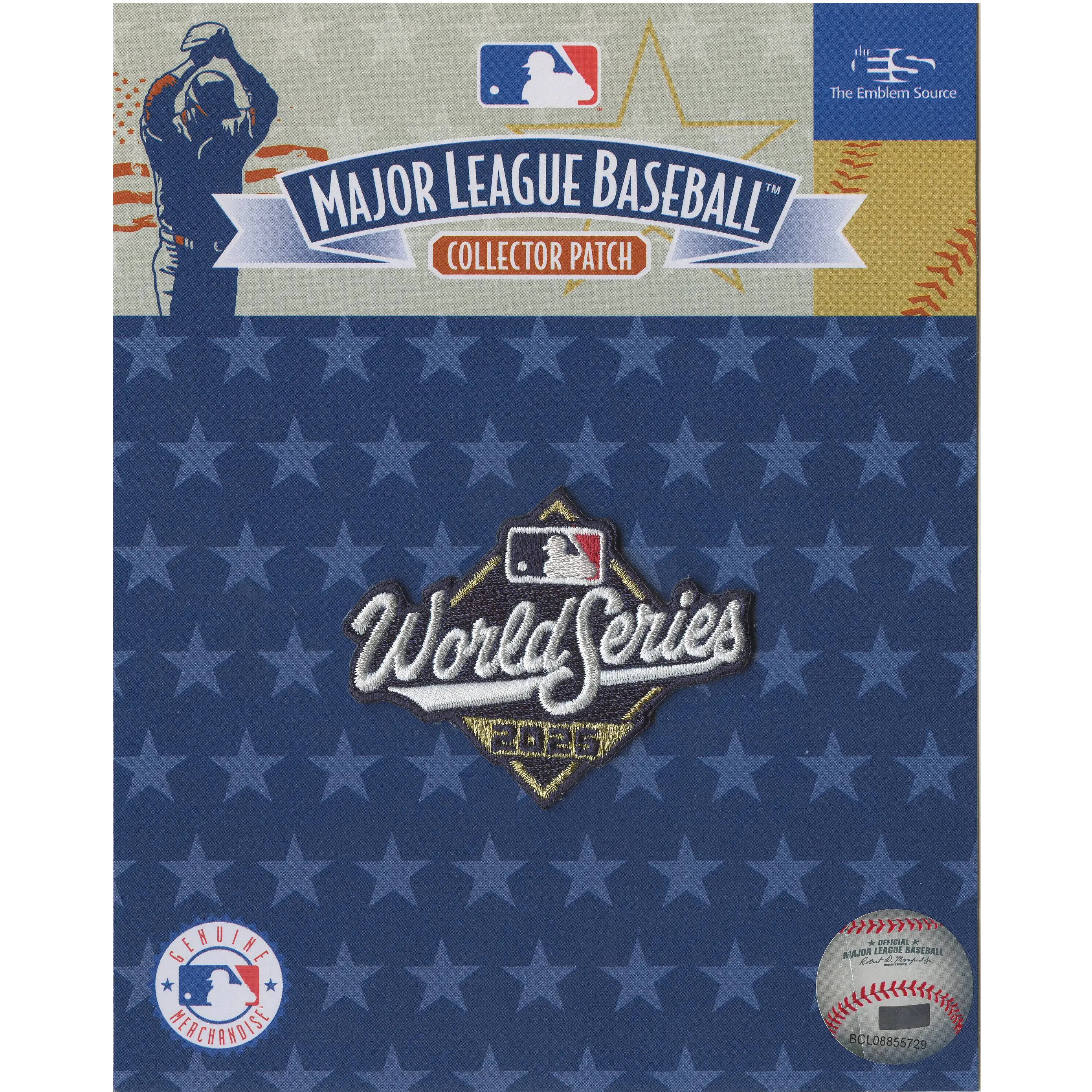 2025 MLB World Series Hat Jersey Patch Embroidered