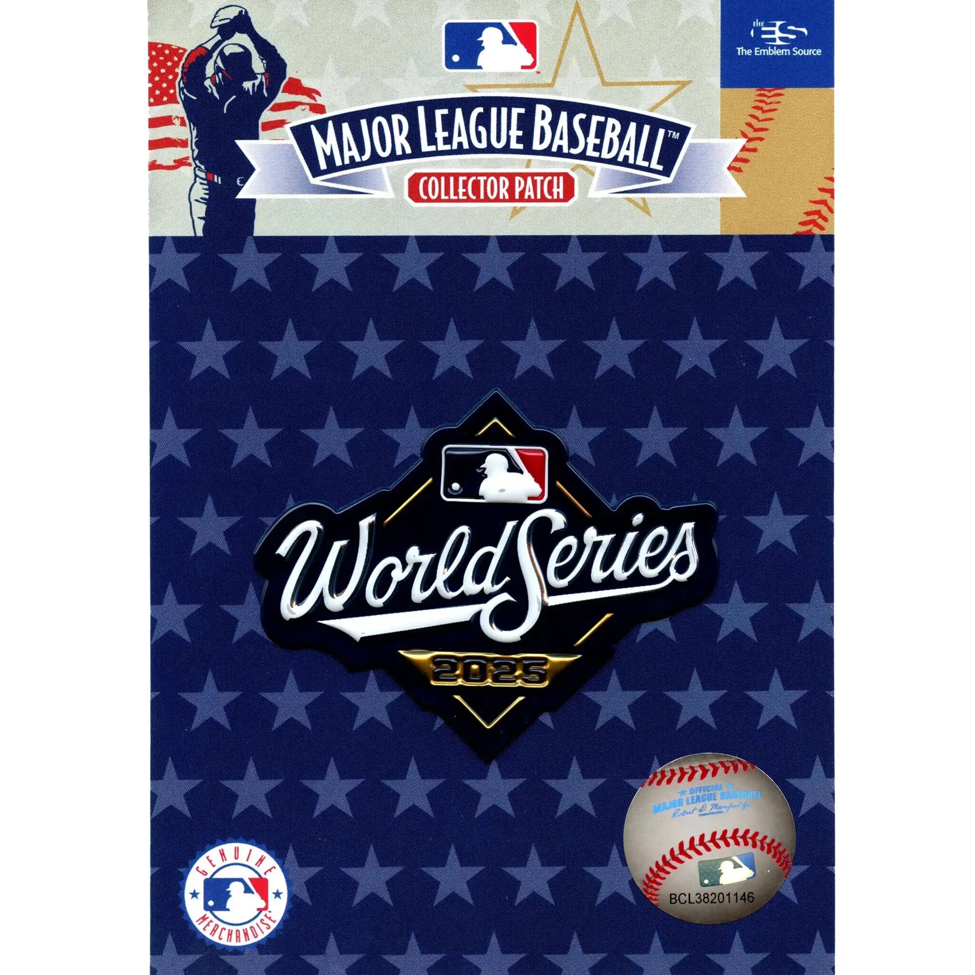 2025 MLB World Series Jersey Patch Los Angeles Dodgers Toronto Blue Jays TPU