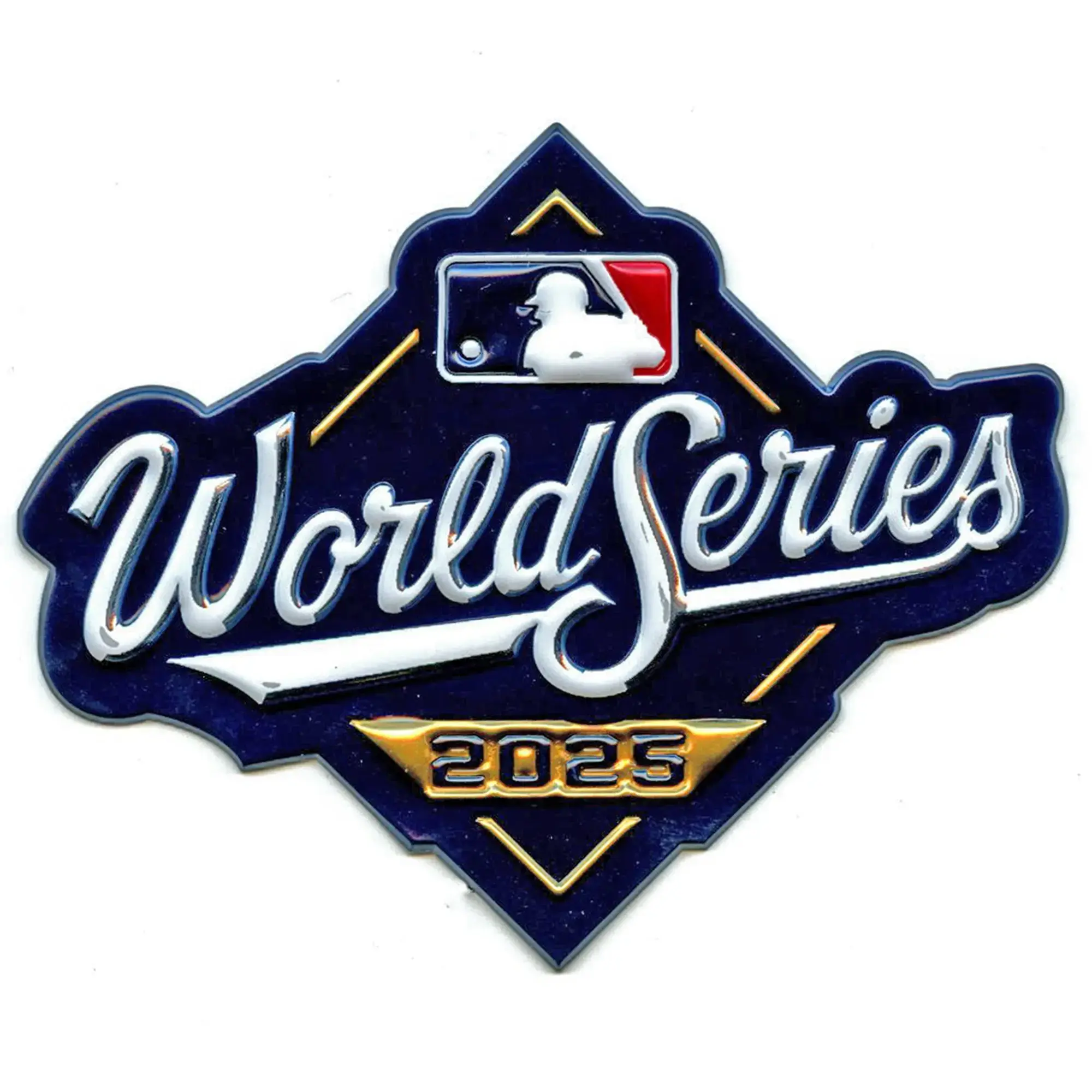 2025 MLB World Series Jersey Patch Los Angeles Dodgers Toronto Blue Jays TPU