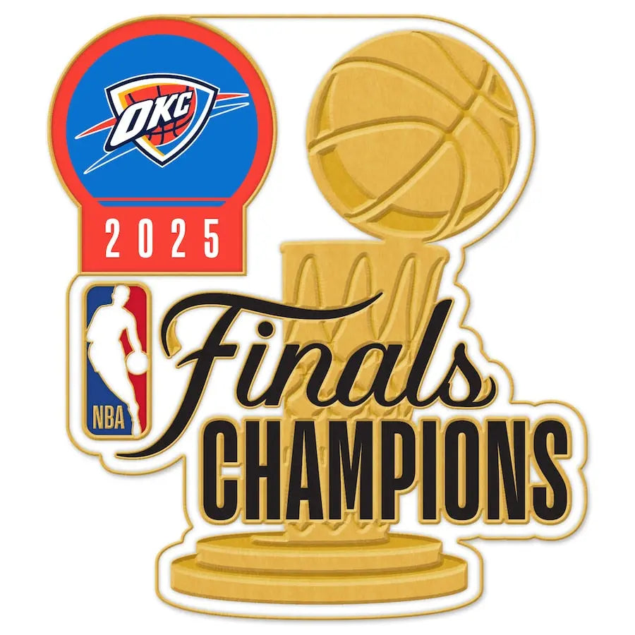 2025 NBA Finals Champions Oklahoma City Thunder Lapel Pin
