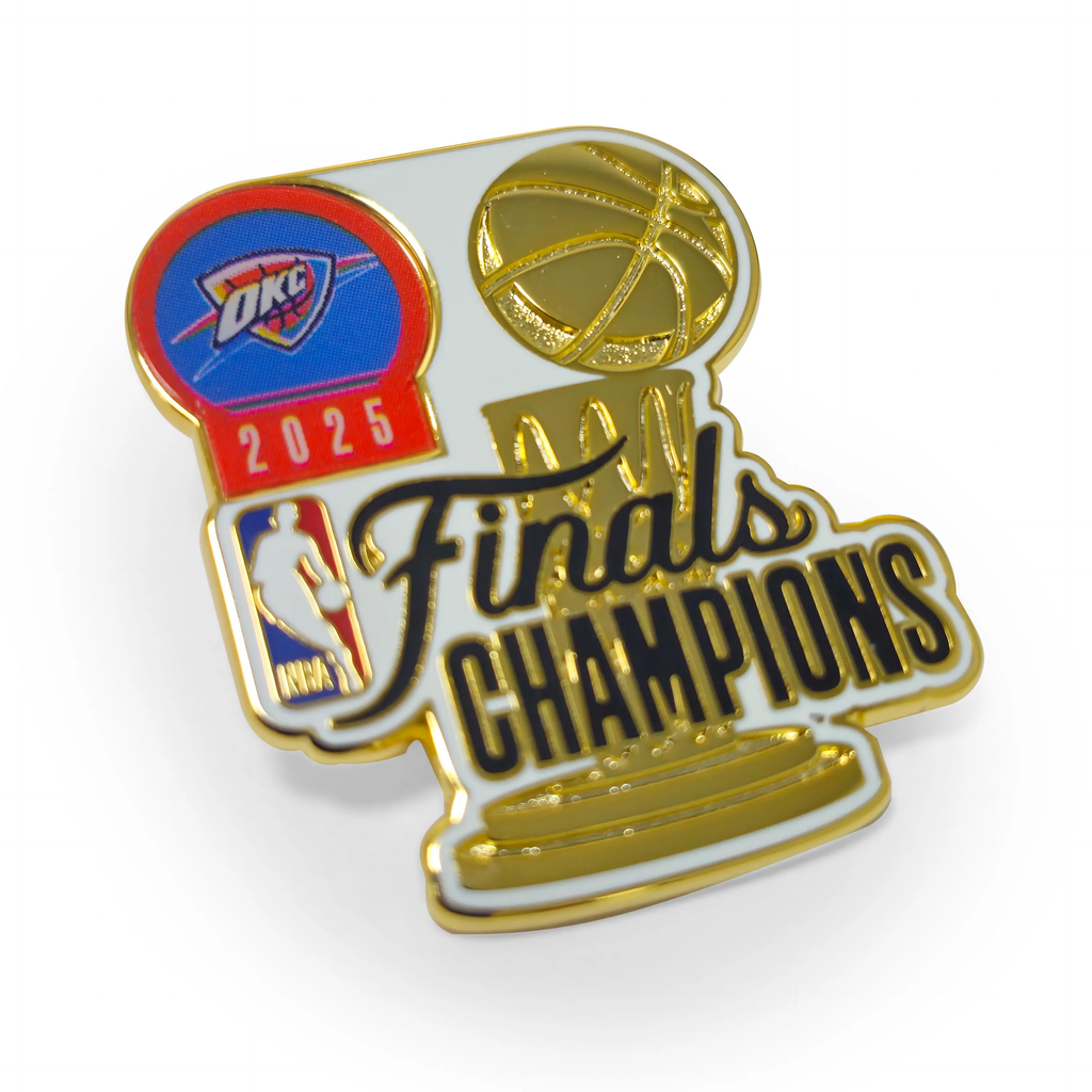 2025 NBA Finals Champions Oklahoma City Thunder Lapel Pin