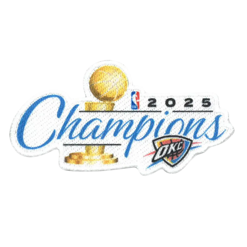 2025 NBA Finals Champions Oklahoma City Thunder Official Patch