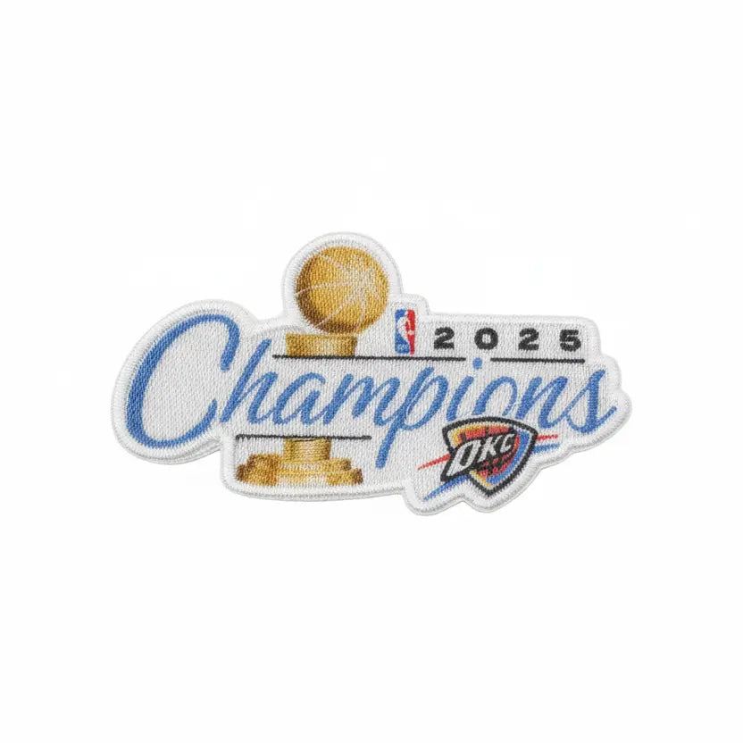 2025 NBA Finals Champions Oklahoma City Thunder Official Patch