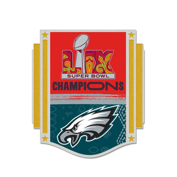 2025 NFL Super Bowl LIX 59 Champions Banner Pin Philadelphia Eagles