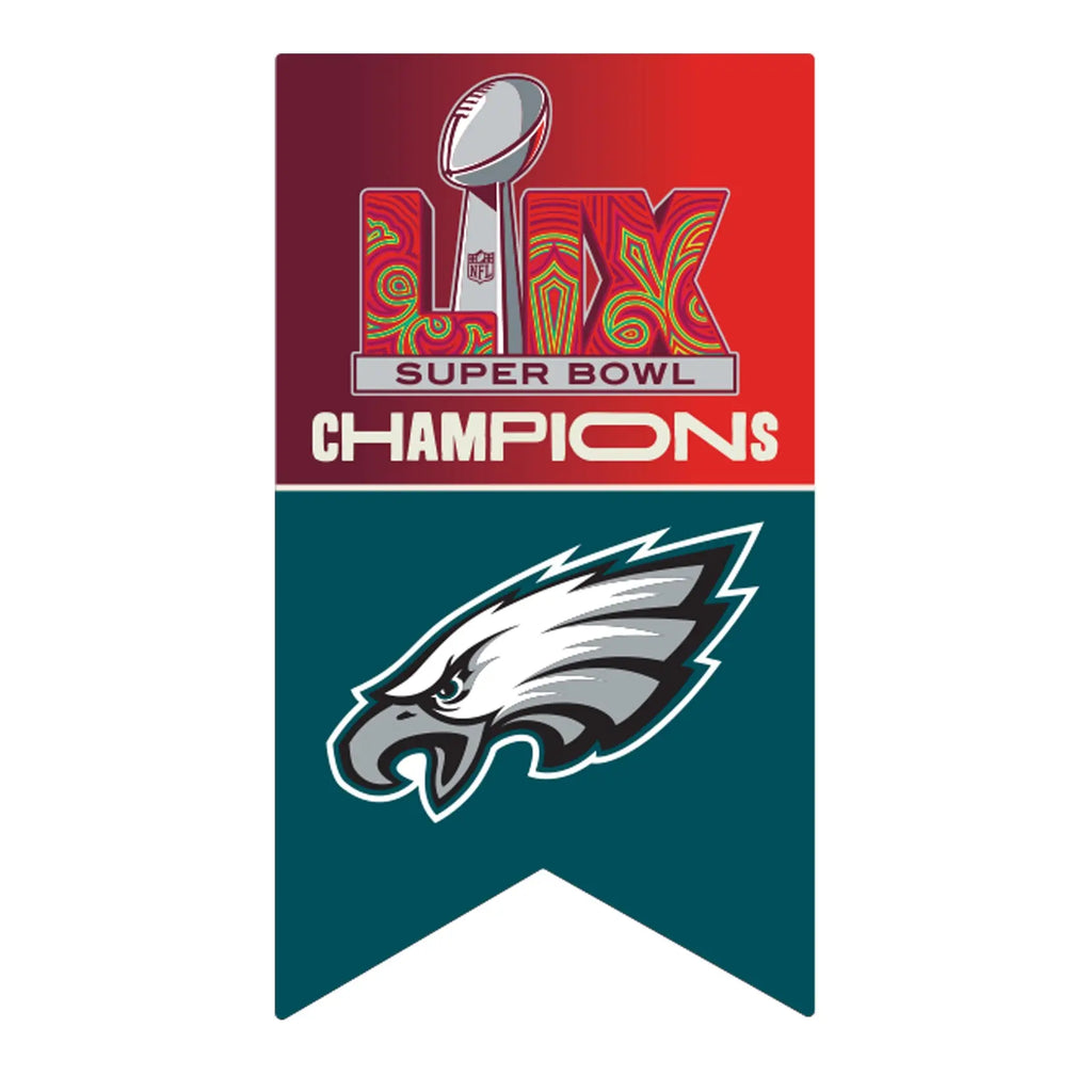 2025 NFL Super Bowl LIX 59 Champions Banner Pin Philadelphia Eagles (ALT)