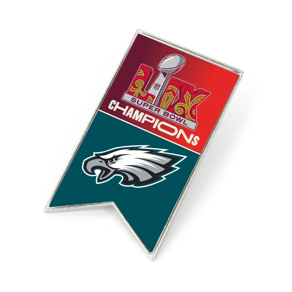 2025 NFL Super Bowl LIX 59 Champions Banner Pin Philadelphia Eagles (ALT)