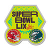 2025 NFL Super Bowl LIX 59 Dueling Philadelphia Eagles  Kansas City Chiefs Pin