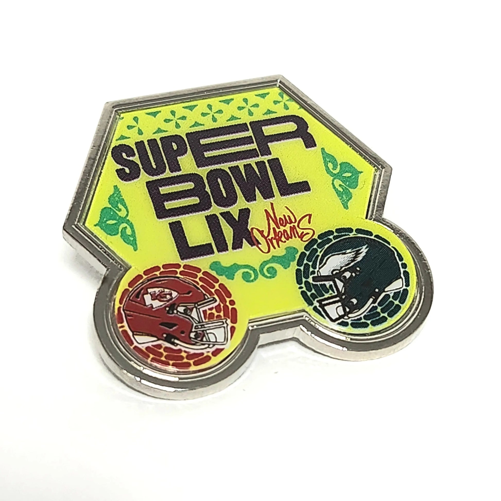 2025 NFL Super Bowl LIX 59 Dueling Philadelphia Eagles  Kansas City Chiefs Pin