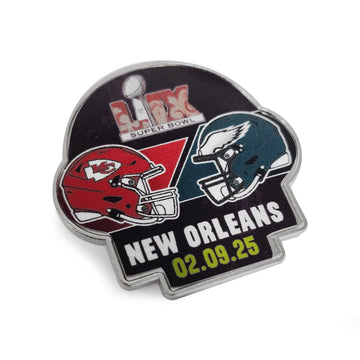 2025 NFL Super Bowl LIX 59 Dueling Pin Philadelphia Eagles Kansas City Chiefs