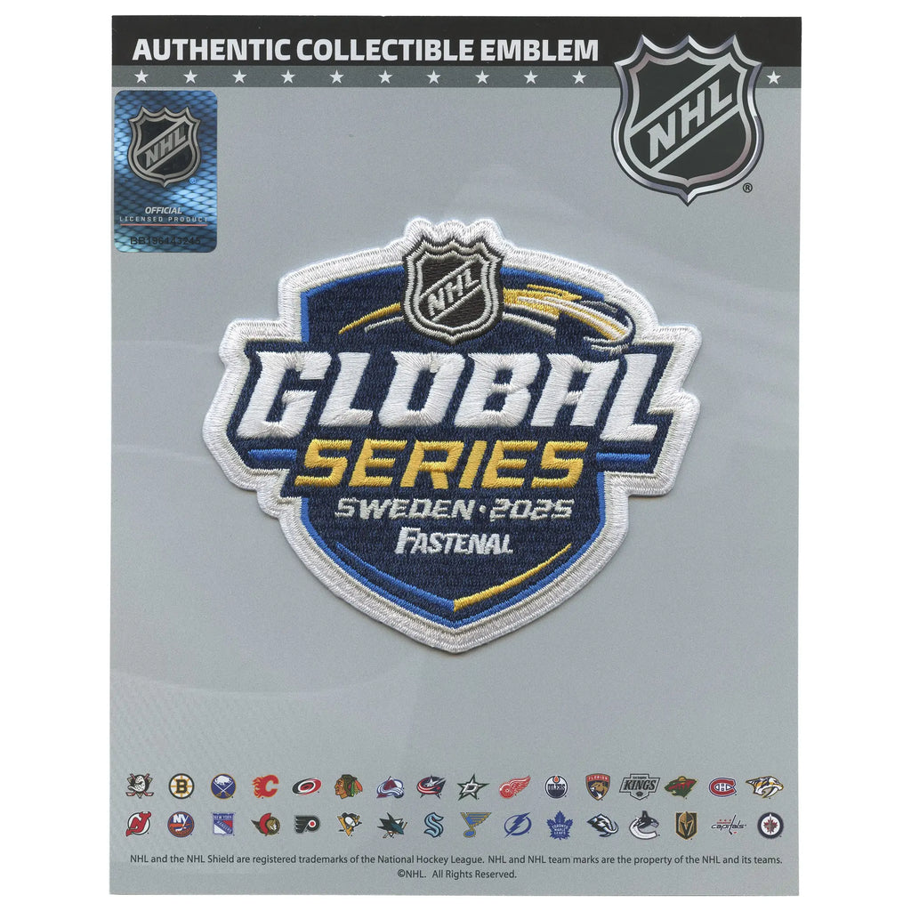 2025 NHL Global Series Pittsburgh Penguins Nashville Predators Jersey Patch (Sweden)