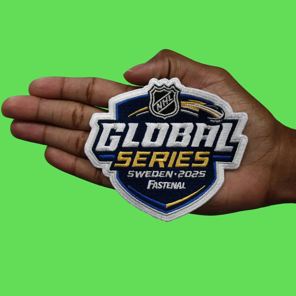 2025 NHL Global Series Pittsburgh Penguins Nashville Predators Jersey Patch (Sweden)