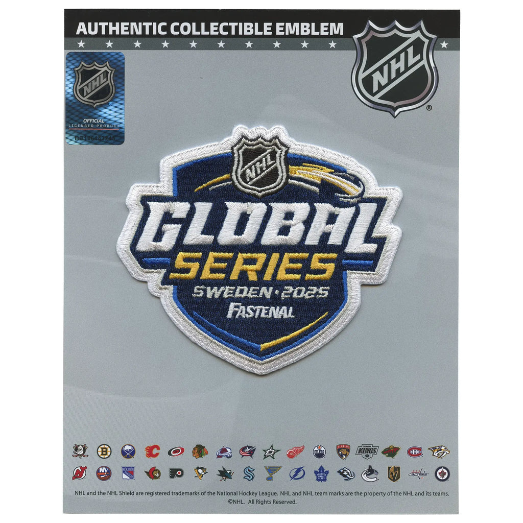 2025 NHL Global Series Pittsburgh Penguins Nashville Predators Jersey Patch (Sweden)