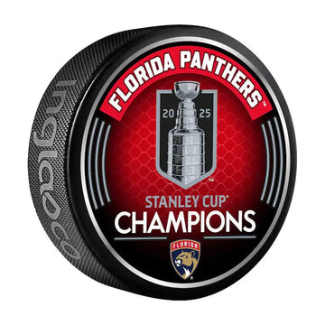 2025 NHL Stanley Cup Final Champions Florida Panthers Puck