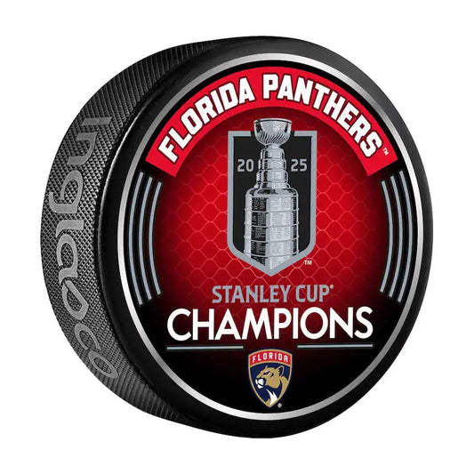 2025 NHL Stanley Cup Final Champions Florida Panthers Puck