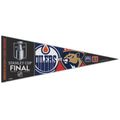 2025 NHL Stanley Cup Final Florida Panthers Edmonton Oilers Dueling Premium Pennant