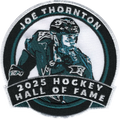 2025 San Jose Sharks Joe Thornton Hockey Hall Of Fame Jersey Patch