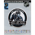 2025 San Jose Sharks Joe Thornton Hockey Hall Of Fame Jersey Patch