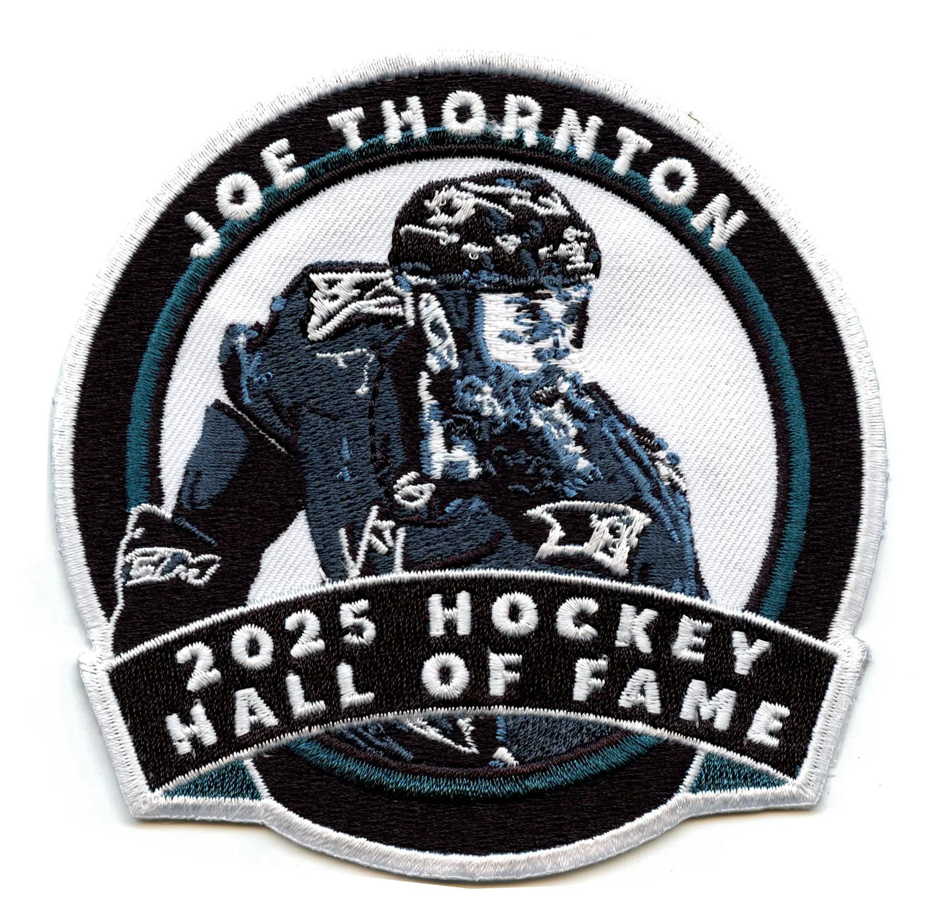 2025 San Jose Sharks Joe Thornton Hockey Hall Of Fame Jersey Patch