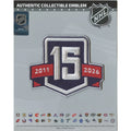 2025 Winnipeg Jets 15th Anniversary Logo Jersey Patch