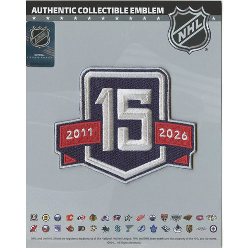 2025 Winnipeg Jets 15th Anniversary Logo Jersey Patch
