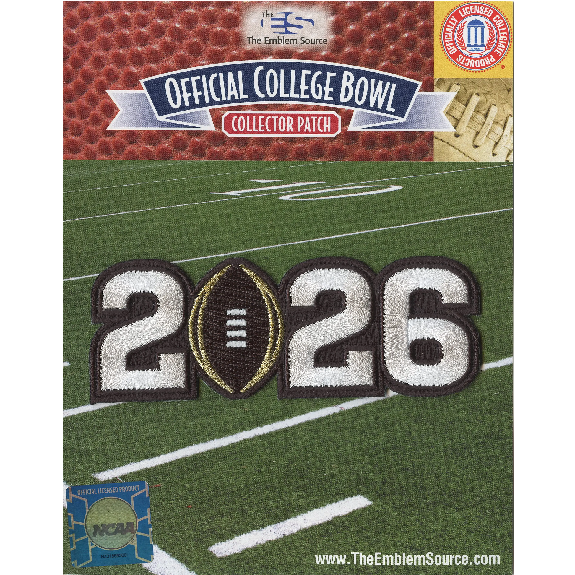 2026 College National Championship Game NCAA Jersey Patch