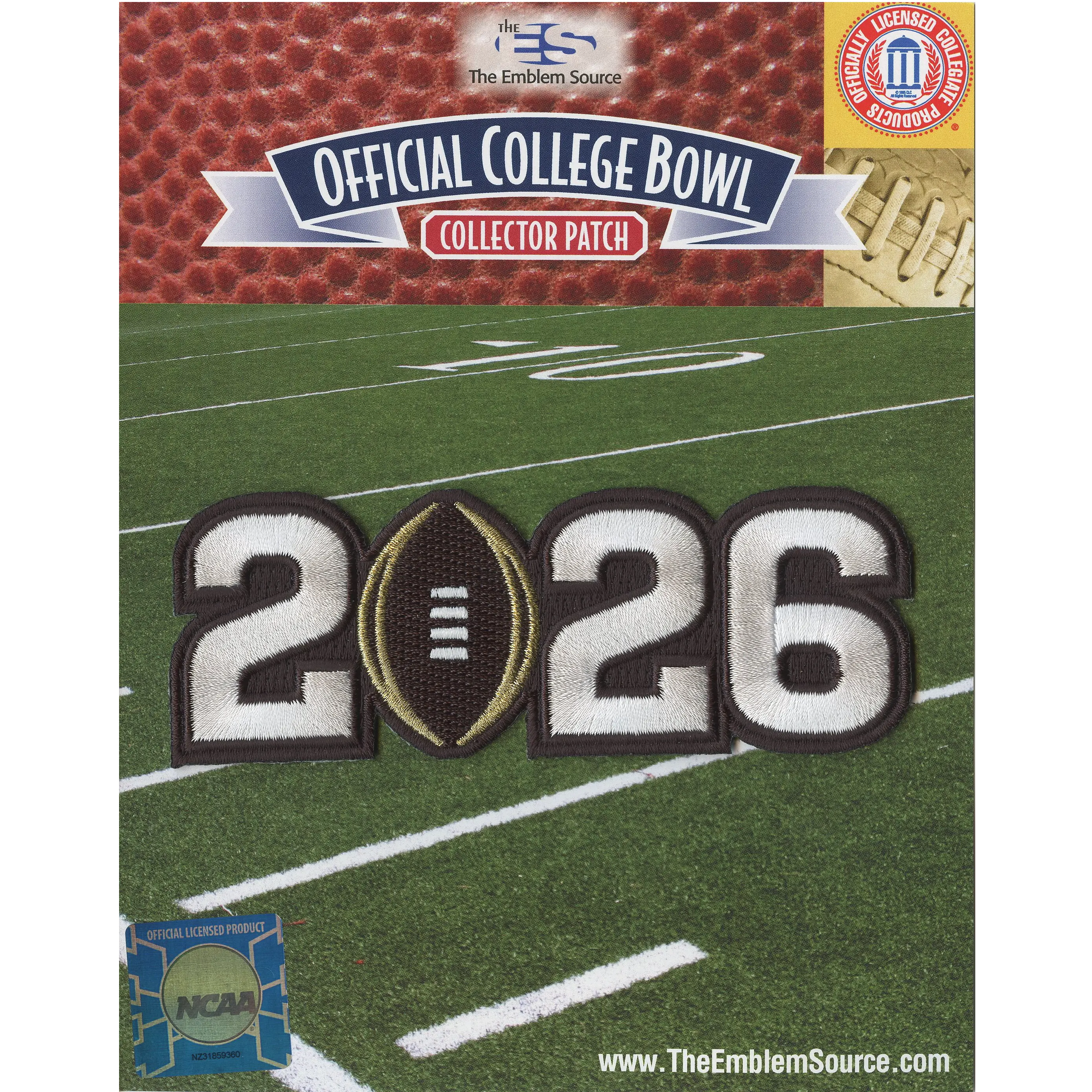 2026 College National Championship Game NCAA Jersey Patch