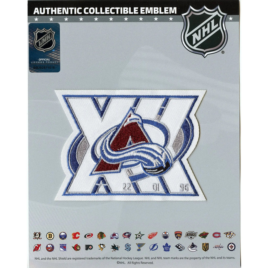 2026 Colorado Avalanche Team 30th Anniversary Season Logo Jersey Patch