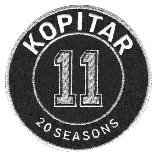 2026 Los Angeles Kings Anže Kopitar 20 Final NHL Season Jersey Patch