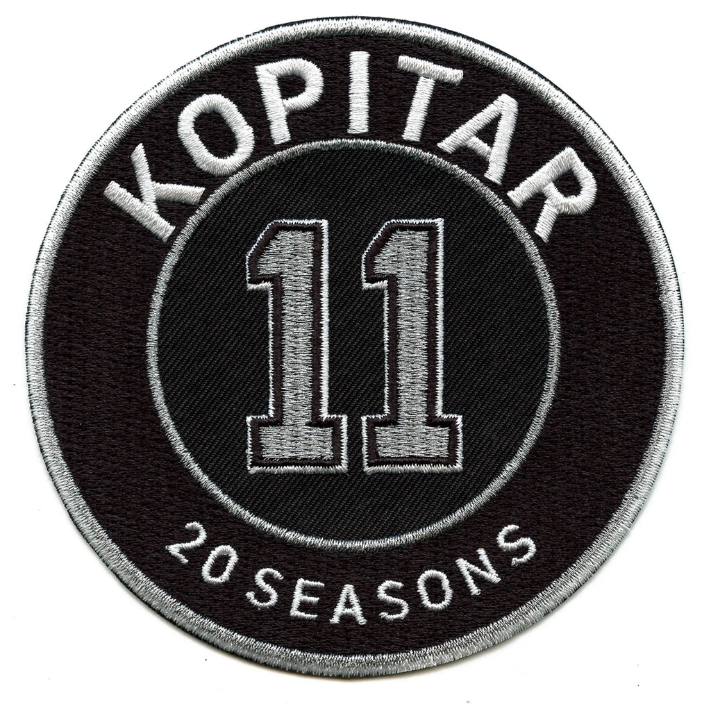 2026 Los Angeles Kings Anže Kopitar 20 Final NHL Seasons Jersey Patch