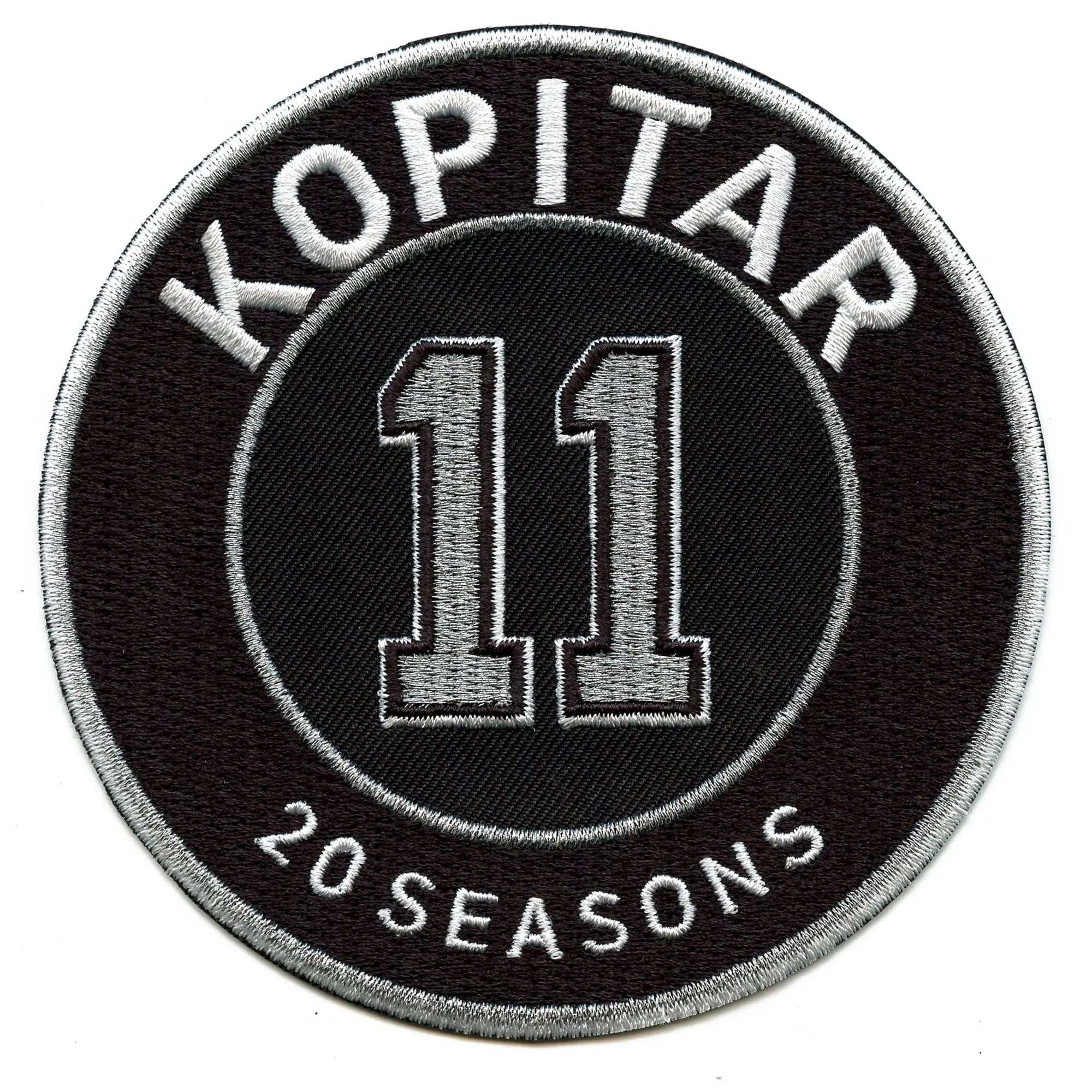 2026 Los Angeles Kings Anže Kopitar 20 Final NHL Seasons Jersey Patch