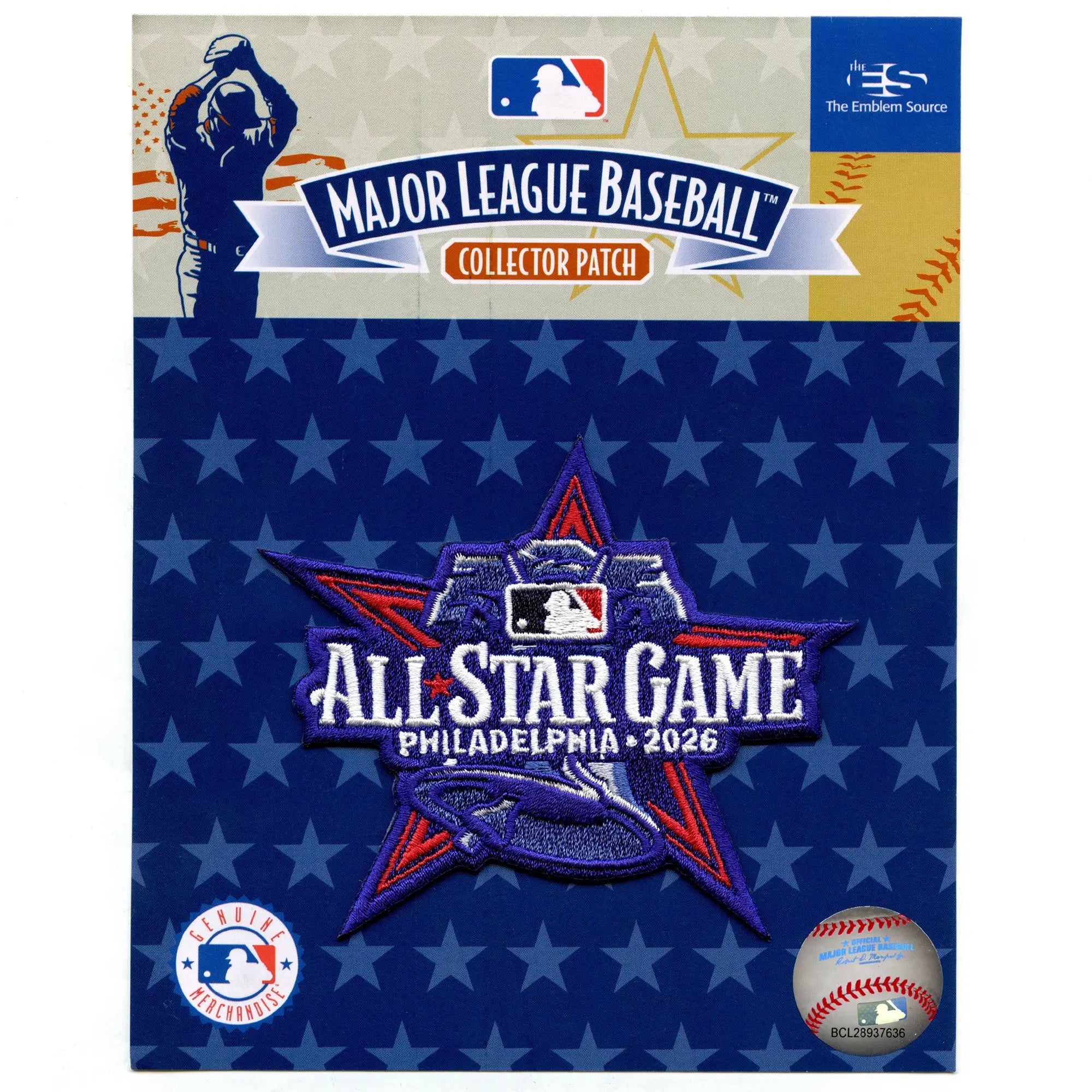 2026 MLB All Star Game Embroidered Jersey Patch Philadelphia Phillies