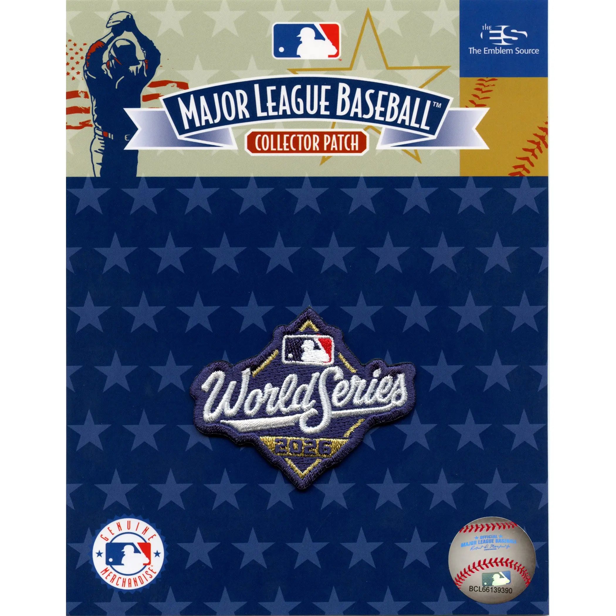 2026 MLB World Series Hat Jersey Patch Embroidered