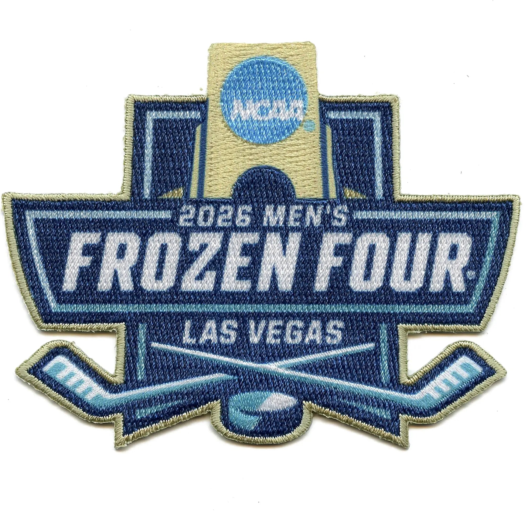 2026 Men's Frozen Four Las Vegas Jersey Patch NCAA Hockey Tournament