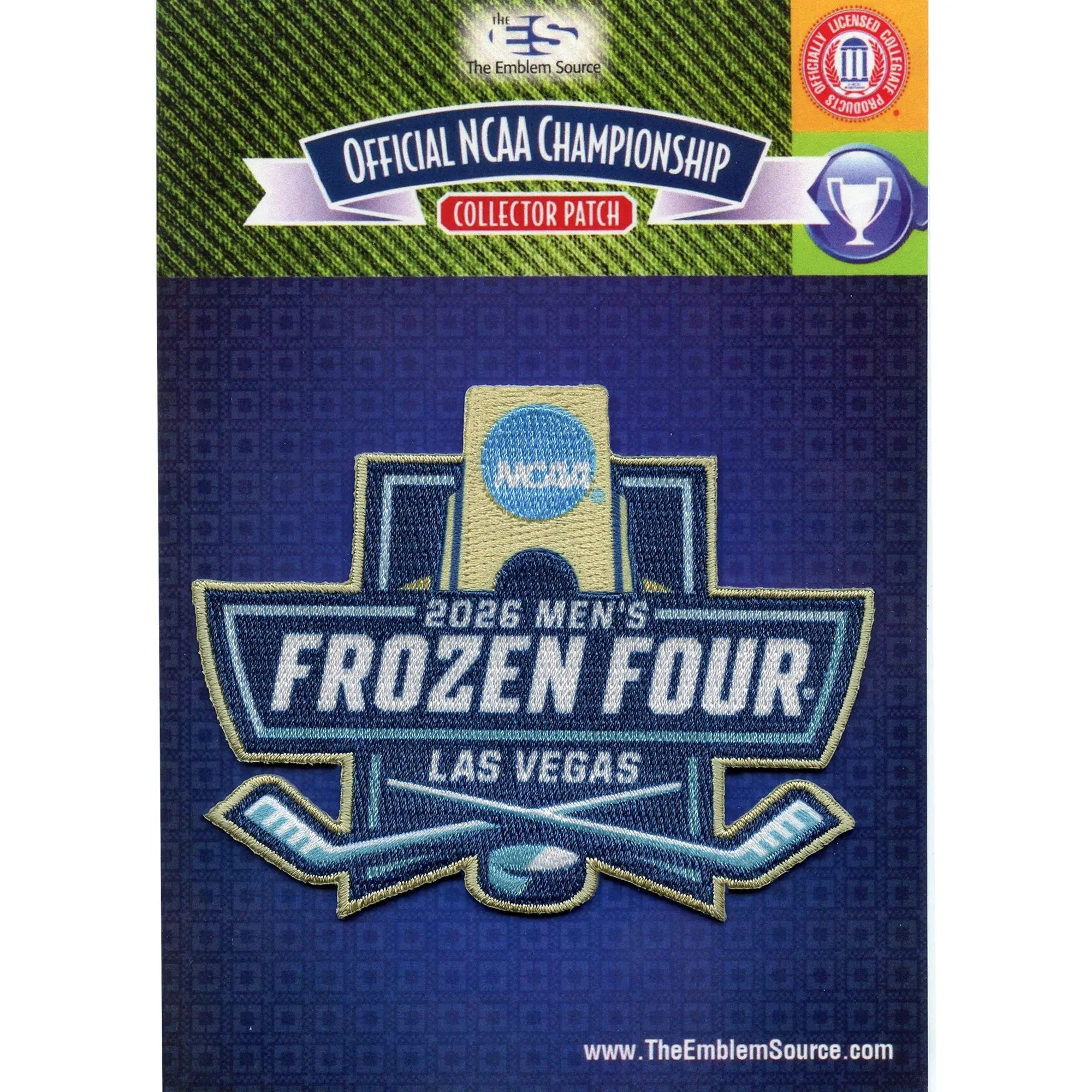 2026 Men's Frozen Four Las Vegas Jersey Patch NCAA Hockey Tournament