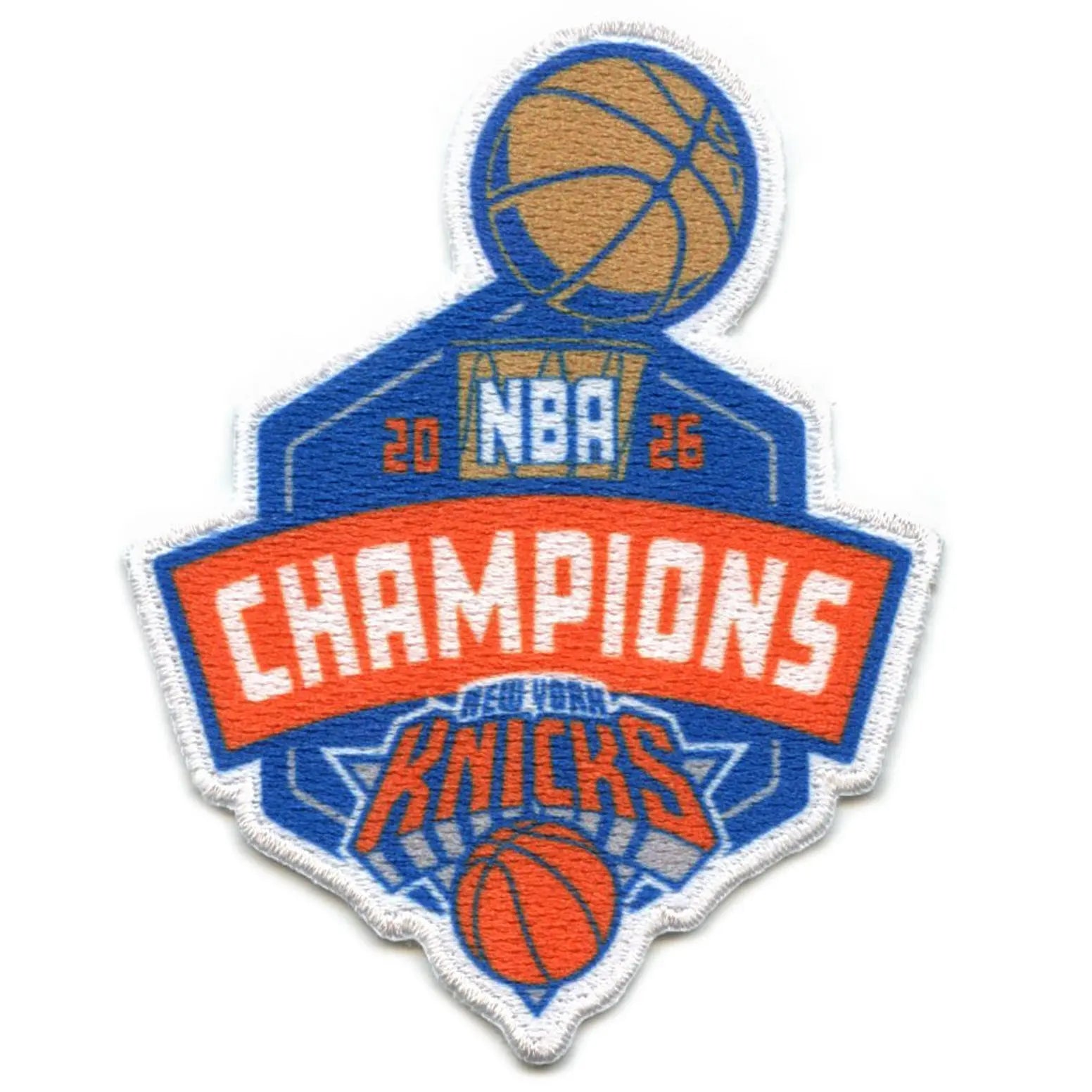2026 NBA Finals Champions Official Hustle Patch New York Knicks (Pre-Order)
